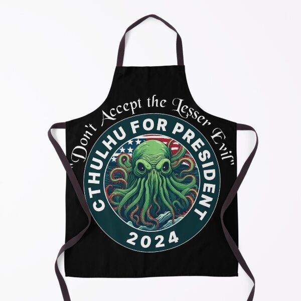 Item preview, CTHULU FOR PRESIDENT 2024 BLACK designed and sold by Marni Scofidio Desi9ns.