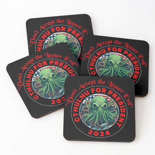 Item preview, CTHULU FOR PRESIDENT 2024 BLACK 2 designed and sold by Marni Scofidio Desi9ns.