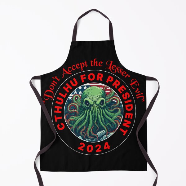 Item preview, CTHULU FOR PRESIDENT 2024 BLACK 2 designed and sold by Marni Scofidio Desi9ns.