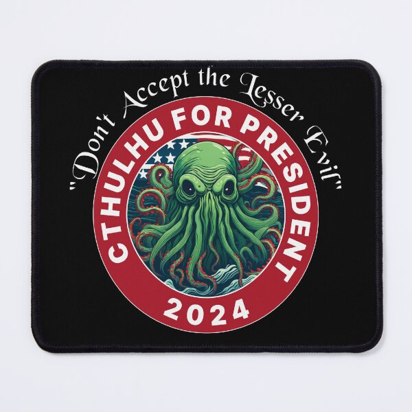 Item preview, CTHULU FOR PRESIDENT 2024 RED designed and sold by Marni Scofidio Desi9ns.