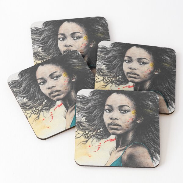 Item preview, Black woman with zentangles  designed and sold by Marco Paludet.