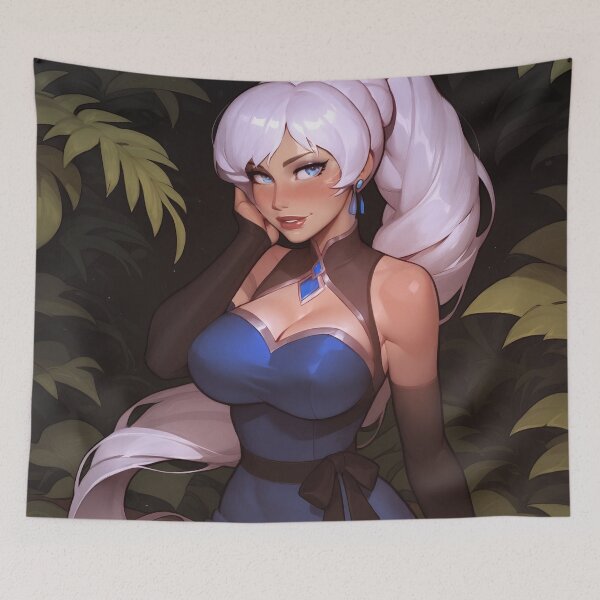 Item preview, Magical Girl with White Hair on Date designed and sold by WaifuBrowser.