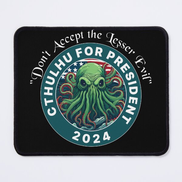 Item preview, CTHULU FOR PRESIDENT 2024 BLUE designed and sold by Marni Scofidio Desi9ns.