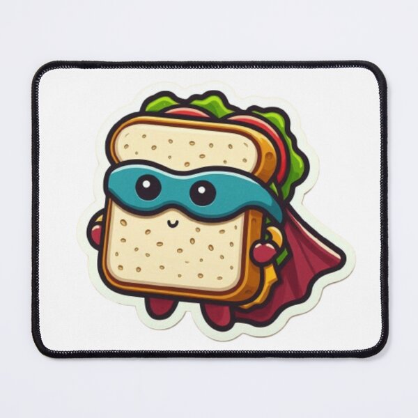 Item preview, Superhero Sandwich Funny Food design designed and sold by SSulatul101.