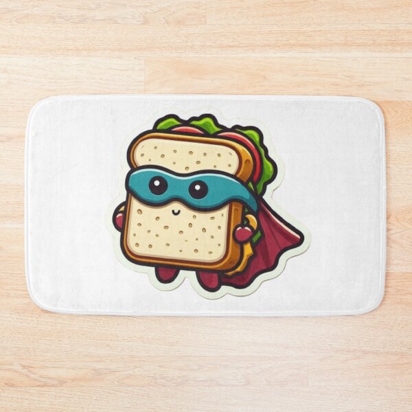 Item preview,  Superhero Sandwich Funny Food design  designed and sold by SSulatul101.
