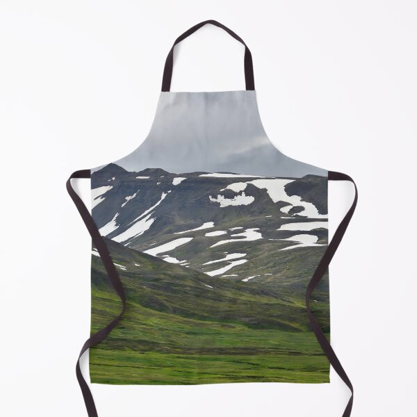 Item preview, Green mountains covered with snow in Iceland designed and sold by studio838.