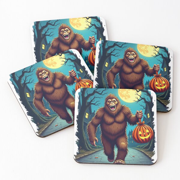 Item preview, Sasquatch on the street, trick or treat designed and sold by kjp-design.