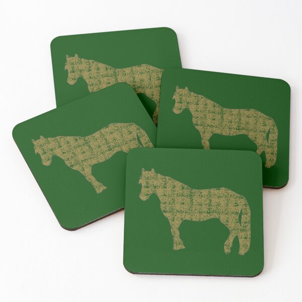 Item preview, Wild Horse Blanket Burlap Checkerboard Red and Green designed and sold by Art in My Loft.