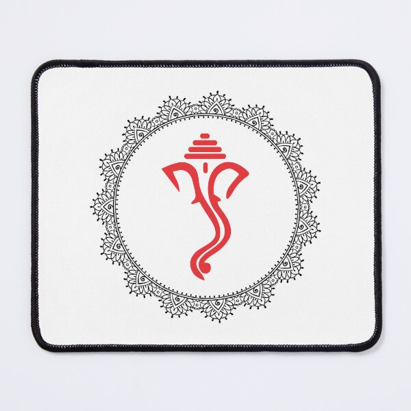 Item preview, Hindu elephant god ganesha, happy diwali rangoli design 7 designed and sold by mndesignworx.