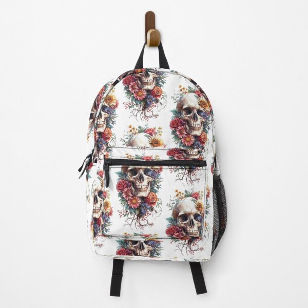 Item preview, Floral Skull - Boho Chic Gothic Art designed and sold by pixal-shop.