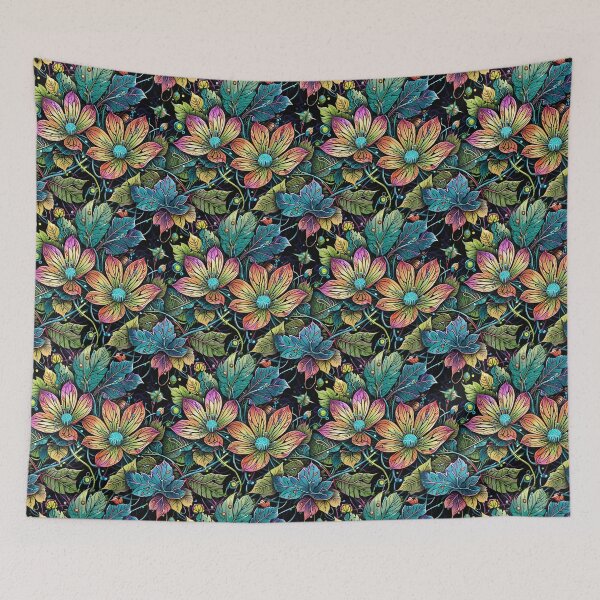 Item preview, Vibrant Floral Fantasy designed and sold by HarmonyCreation.