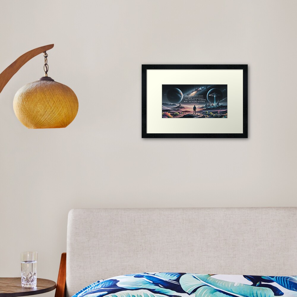 Item preview, Framed Art Print designed and sold by eXtraHumans.