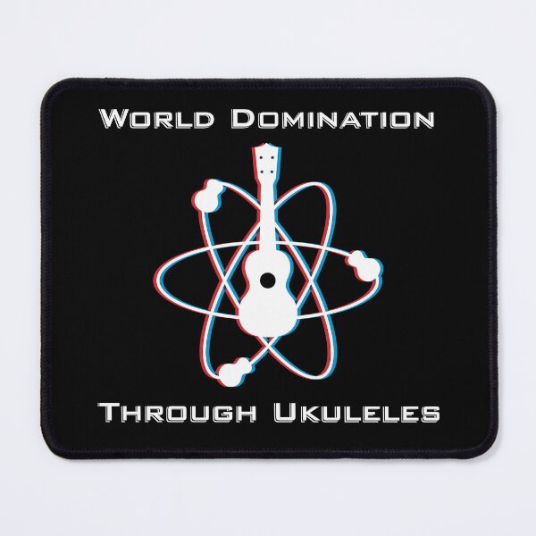 Item preview, World Domination Through Ukuleles in 3D designed and sold by UkuleleGeorge.