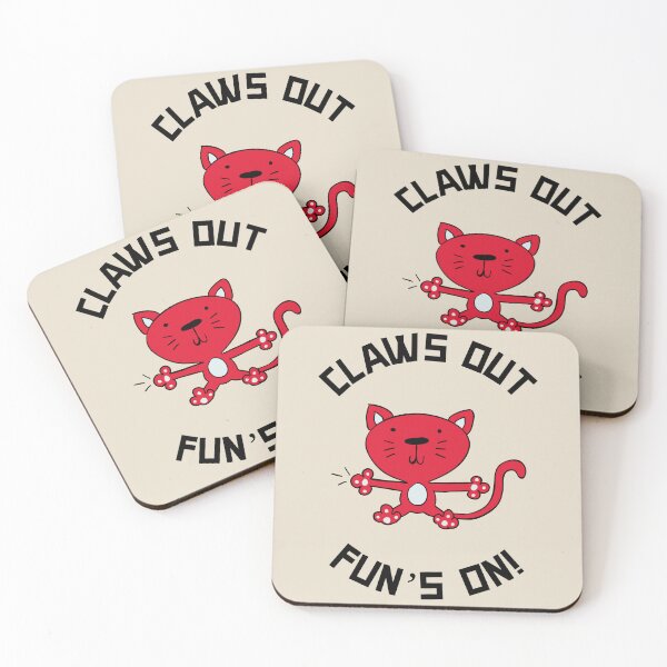 Item preview, Claws Out, Fun’s On! designed and sold by graphicgrain.