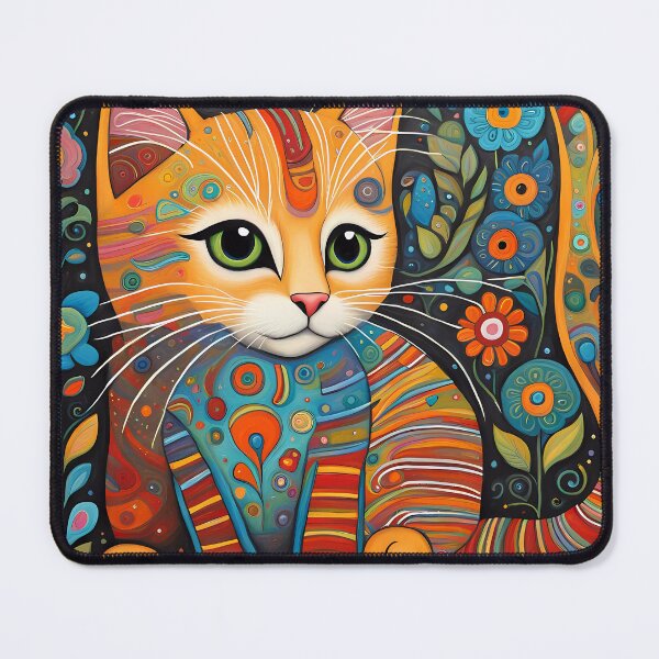 Item preview, Folk Art Kitten designed and sold by Colin Bentham.