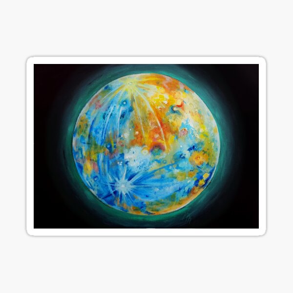 Mercury in High Contrast Sticker