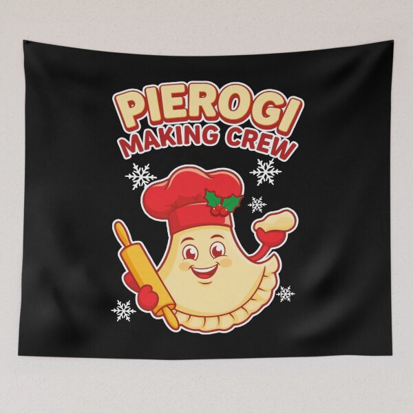 Item preview, Pierogi Making Crew Fun Family Cooking Design designed and sold by BunBuntheDog-.