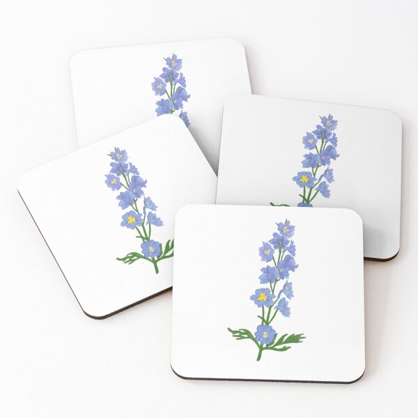 Item preview, Delphinium Birth Flower July designed and sold by kuestenbalkon.