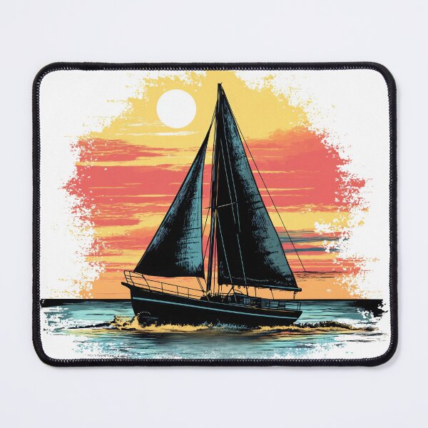 Item preview, Vintage yacht designed and sold by Reklama Studio.