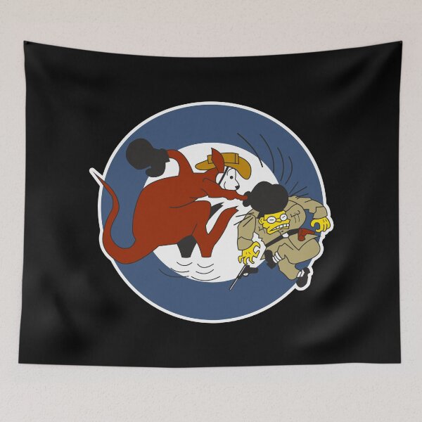 Item preview, RAAF - Roger the Australian Kangaroo boxing a Jap  designed and sold by pzd501.