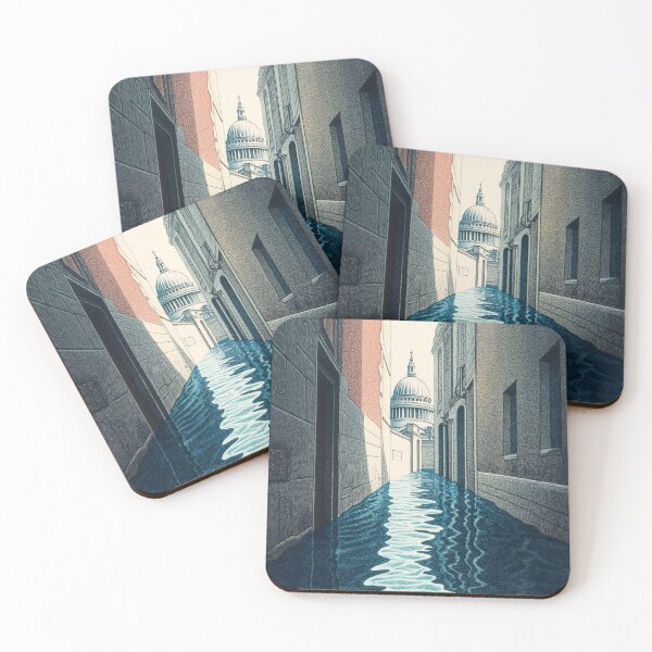 Item preview, Flooded Alley with St. Paul's Cathedral designed and sold by landletsy.
