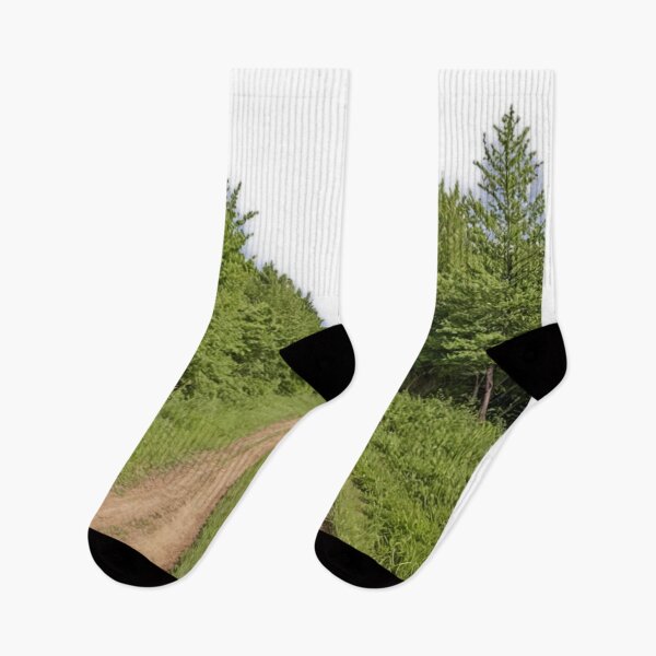 Item preview, Serene Forest Path: A Peaceful Dirt Road Surrounded by Lush Trees designed and sold by rajasekhark.