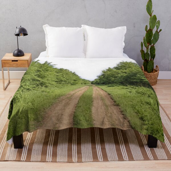 Item preview, Serene Forest Path: A Peaceful Dirt Road Surrounded by Lush Trees designed and sold by rajasekhark.