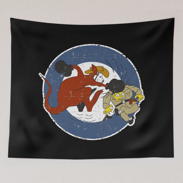 Item preview, RAAF - Roger the Australian Kangaroo boxing a Jap - Grunge Style designed and sold by pzd501.
