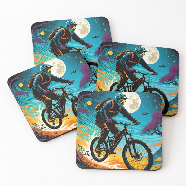 Item preview, Halloween-Themed MTB Design designed and sold by GrizzlyCollective.