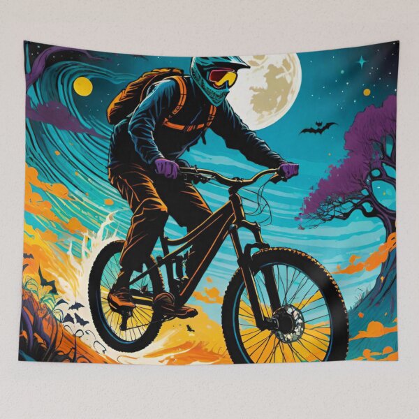 Item preview, Halloween-Themed MTB Design designed and sold by GrizzlyCollective.