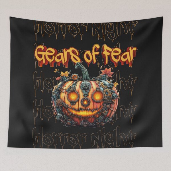 Artikelvorschau, Steampunk-Kürbis: Gears of Fear Halloween-Design entworfen und verkauft von JohanSD.