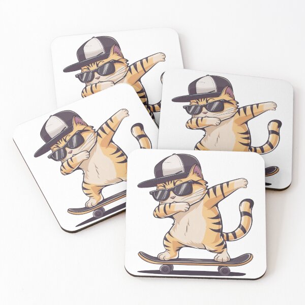 Item preview, Dabbing Skate Cat designed and sold by Krieghorn.