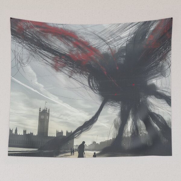 Item preview, Colossal Shadow Stalking Westminster Bridge designed and sold by landletsy.
