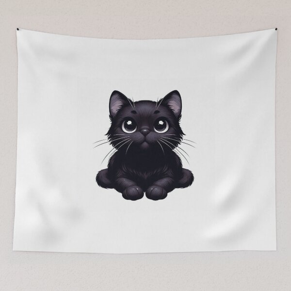 Item preview, Cute black cat designed and sold by KlaudiaMunilla.