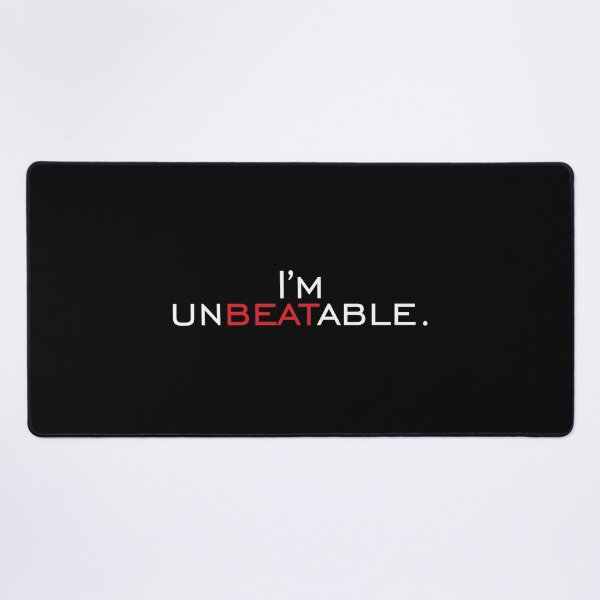 Item preview, I'm unbeatable Gym motivation dyscypline sport run running designed and sold by ArtisticPen-art.