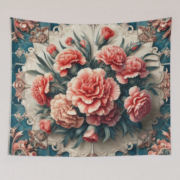 Item preview, Floral Tiles of Portugal designed and sold by desAIgns by Rosa.