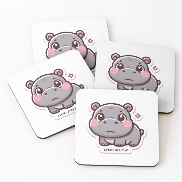 Item preview, Cute Hippo (no-background) designed and sold by MatrixYo.
