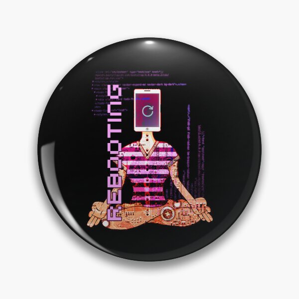 Item preview, Rebooting Meditation Funny Design designed and sold by ARTIZIT.