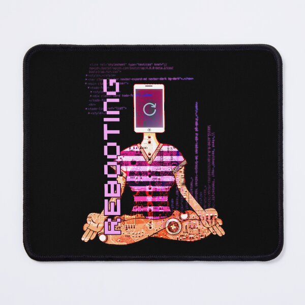 Item preview, Rebooting Meditation Funny Design designed and sold by ARTIZIT.