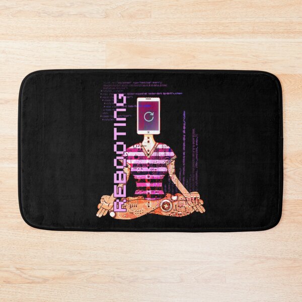 Item preview, Rebooting Meditation Funny Design designed and sold by ARTIZIT.