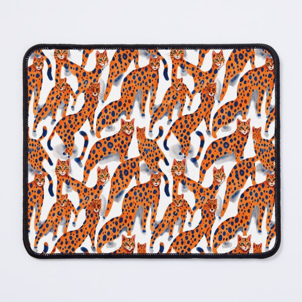 Item preview, Orange Feline Abstract Pattern designed and sold by Camouflages.