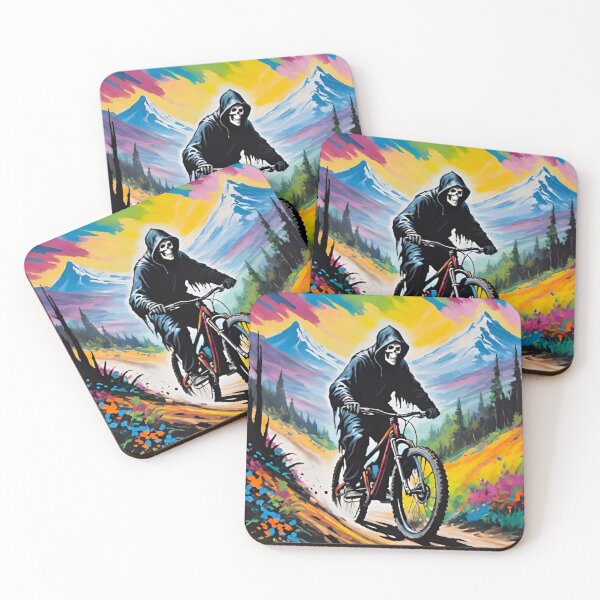 Item preview, Halloween Adventure: MTB Design with Spooky Twist designed and sold by GrizzlyCollective.