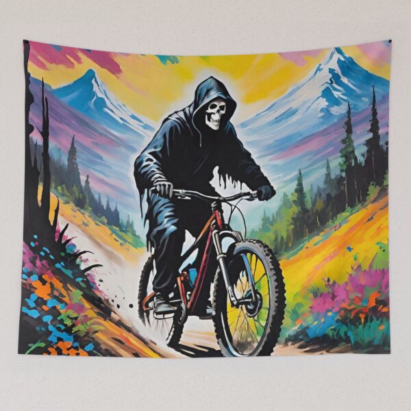 Item preview, Halloween Adventure: MTB Design with Spooky Twist designed and sold by GrizzlyCollective.