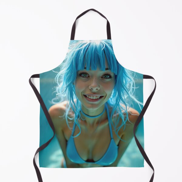 Item preview, Blue girl underwater designed and sold by Planet Utoppia.