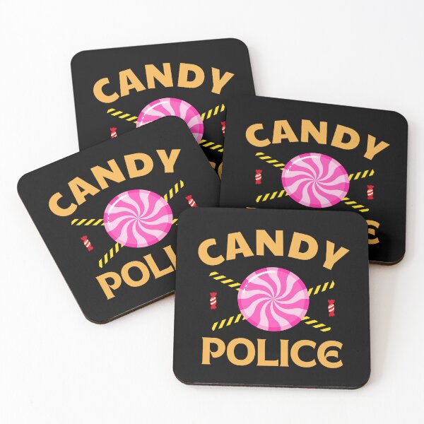 Item preview, Candy Police Halloween Party Costume Security Funny designed and sold by DesignDazzles.