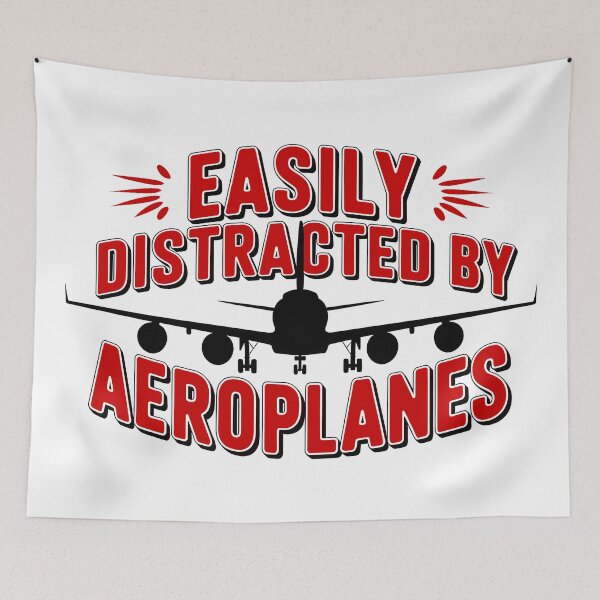 Item preview, Easily Distracted By Planes designed and sold by Angry Swan Designs.