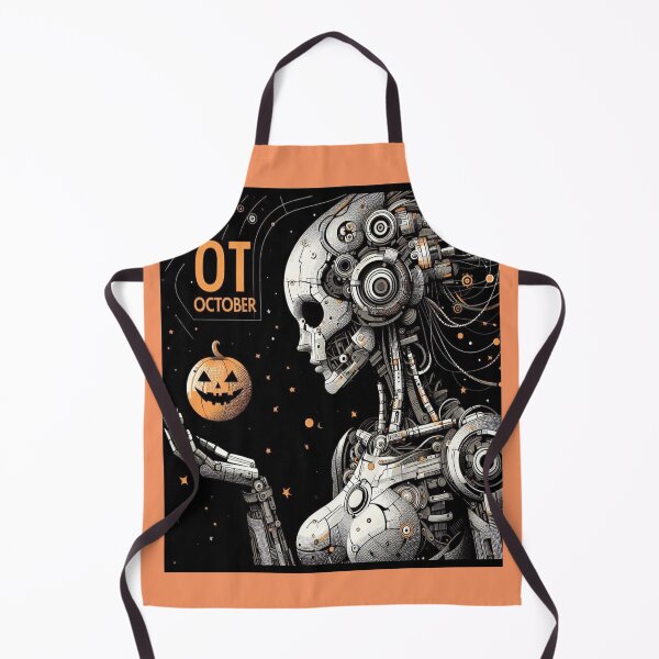 Item preview, Lady Witch Halloween Robot "OT October" designed and sold by Nanthanon.