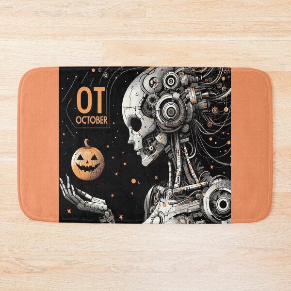 Item preview, Lady Witch Halloween Robot "OT October" designed and sold by Nanthanon.