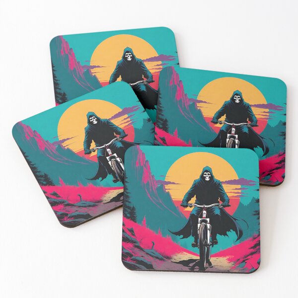 Item preview, MTB Thrills Meet Halloween in Spooky Design designed and sold by GrizzlyCollective.