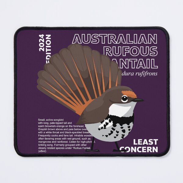 Item preview, Australian Bird Rufous Fantail Description designed and sold by SUPERHERON.